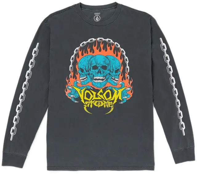 Volcom Hot Headed LS Tee Stealth - L 