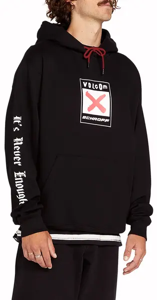 Volcom Schroff X Volcom Fleece Pullover Black