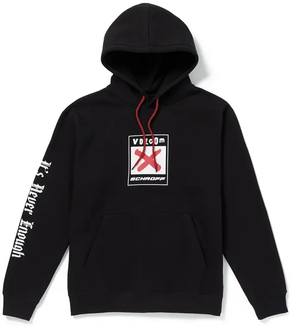 Volcom Schroff X Volcom Fleece Pullover Black - L 