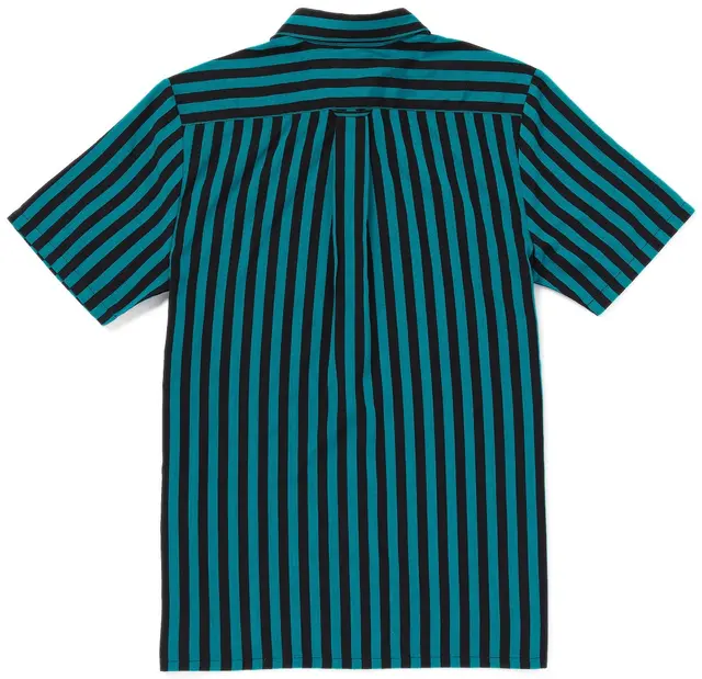 Volcom Schroff X Volcom Stripe SS Dusty Aqua - L 